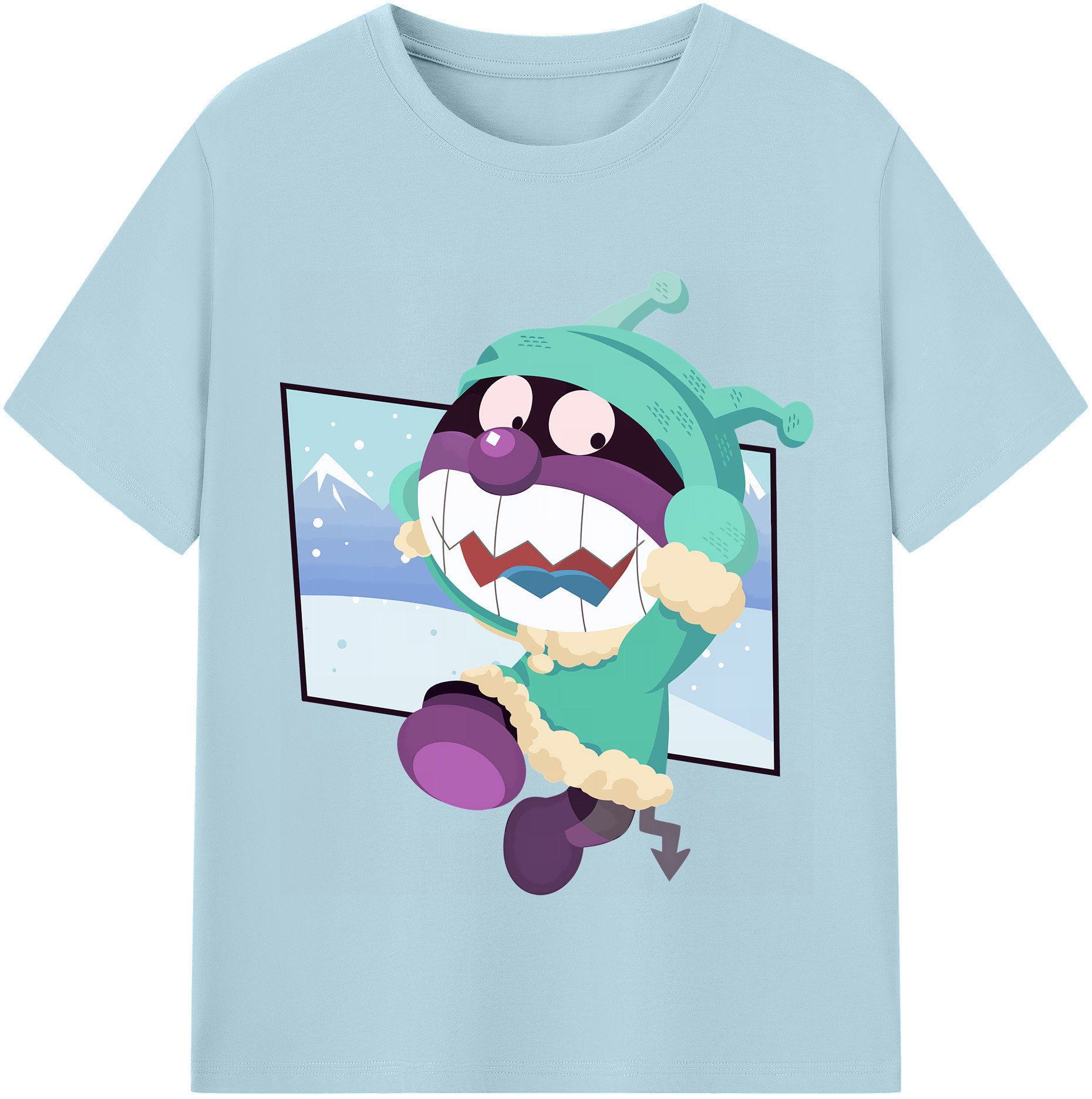 （画像用） アンパンマン Anpanman 綿100％半袖Tシャツ（フロントプリント）